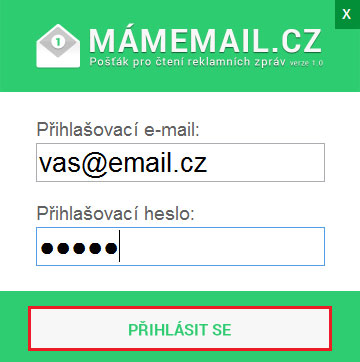 Spuštěný Pošťák